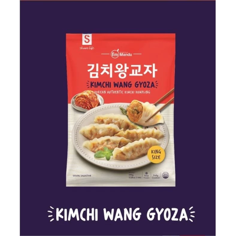 Korean King Size Gyoza (Galbi/Kimchi) 5 bags - Image 2