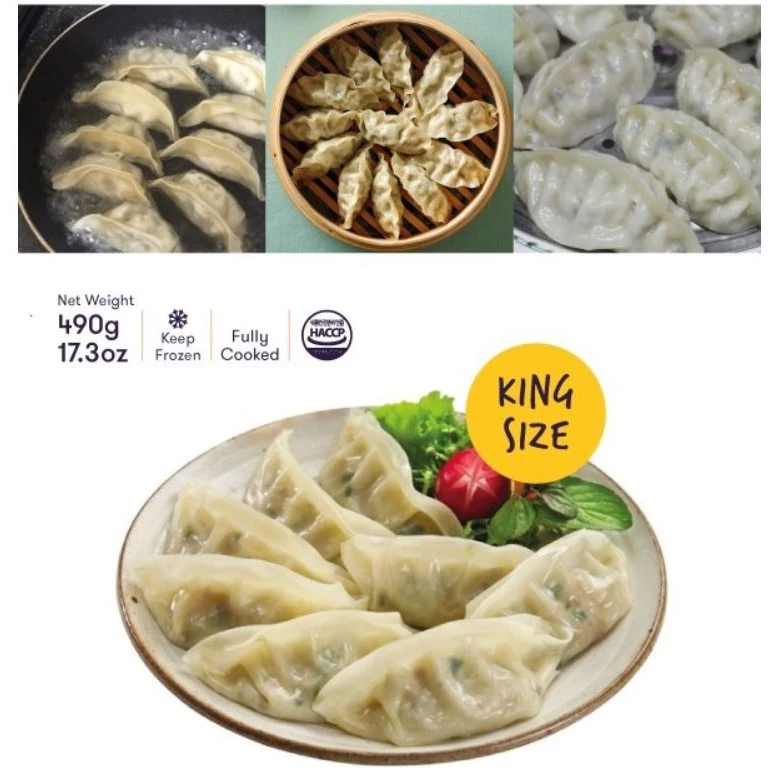 Korean King Size Gyoza (Galbi/Kimchi) 5 bags - Image 8