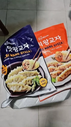 Korean King Size Gyoza (Galbi/Kimchi) 5 bags photo review