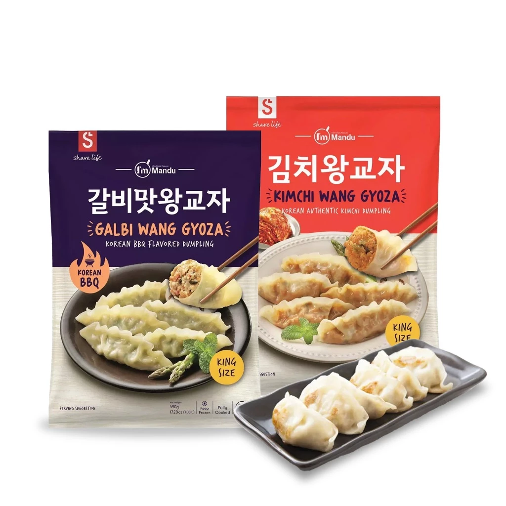 Korean King Size Gyoza (Galbi/Kimchi) 5 bags